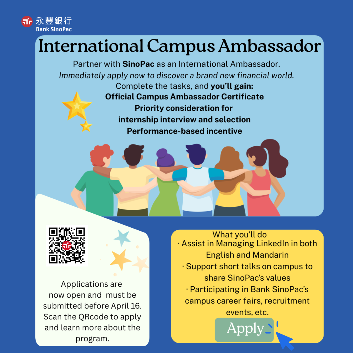 International Campus Ambassador-A Glimpse @ SinoPac